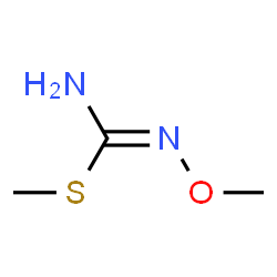 ChemSpider 2D Image | Methyl N'-methoxycarbamimidothioate | C3H8N2OS