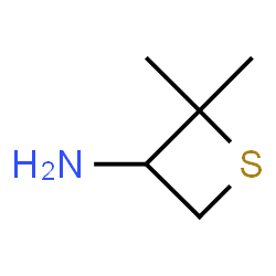 ChemSpider 2D Image | 2,2-Dimethyl-3-thietanamine | C5H11NS
