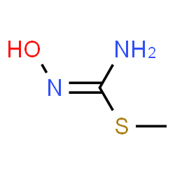 ChemSpider 2D Image | Methyl N'-hydroxycarbamimidothioate | C2H6N2OS