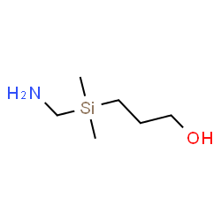 ChemSpider 2D Image | 3-[(Aminomethyl)(dimethyl)silyl]-1-propanol | C6H17NOSi