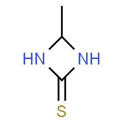ChemSpider 2D Image | 4-Methyl-1,3-diazetidine-2-thione | C3H6N2S