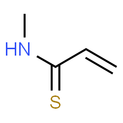 ChemSpider 2D Image | N-Methyl-2-propenethioamide | C4H7NS