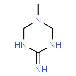 ChemSpider 2D Image | 5-Methyl-1,3,5-triazinan-2-imine | C4H10N4