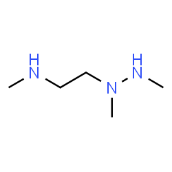 ChemSpider 2D Image | 2-(1,2-Dimethylhydrazino)-N-methylethanamine | C5H15N3