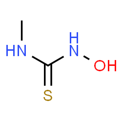ChemSpider 2D Image | 1-Hydroxy-3-methylthiourea | C2H6N2OS