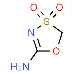 ChemSpider 2D Image | 1,3,4-Oxathiazol-5-amine 3,3-dioxide | C2H4N2O3S