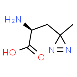 ChemSpider 2D Image | L-Photo-Leucine | C5H9N3O2