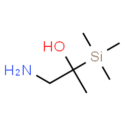 ChemSpider 2D Image | 1-Amino-2-(trimethylsilyl)-2-propanol | C6H17NOSi