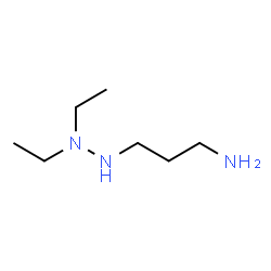 ChemSpider 2D Image | 3-(2,2-Diethylhydrazino)-1-propanamine | C7H19N3