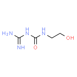 ChemSpider 2D Image | 1-Carbamimidoyl-3-(2-hydroxyethyl)urea | C4H10N4O2
