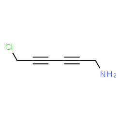 ChemSpider 2D Image | 6-Chloro-2,4-hexadiyn-1-amine | C6H6ClN