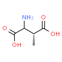 ChemSpider 2D Image | (3R)-3-Methylaspartic acid | C5H9NO4