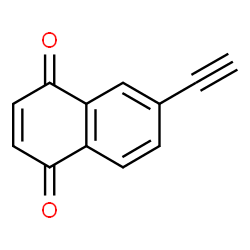 ChemSpider 2D Image | 6-Ethynyl-1,4-naphthoquinone | C12H6O2