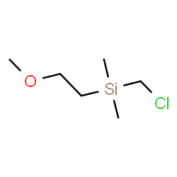 ChemSpider 2D Image | (Chloromethyl)(2-methoxyethyl)dimethylsilane | C6H15ClOSi