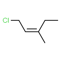 ChemSpider 2D Image | (2Z)-1-Chloro-3-methyl-2-pentene | C6H11Cl