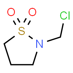 ChemSpider 2D Image | 2-(Chloromethyl)-1,2-thiazolidine 1,1-dioxide | C4H8ClNO2S