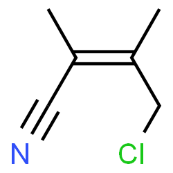 ChemSpider 2D Image | (2Z)-4-Chloro-2,3-dimethyl-2-butenenitrile | C6H8ClN
