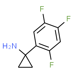 ChemSpider 2D Image | 1-(2,4,5-Trifluorophenyl)cyclopropanamine | C9H8F3N