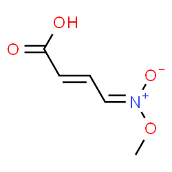 ChemSpider 2D Image | (2E,4E)-4-[Methoxy(oxido)-lambda~5~-azanylidene]-2-butenoic acid | C5H7NO4