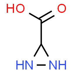 ChemSpider 2D Image | 3-Diaziridinecarboxylic acid | C2H4N2O2