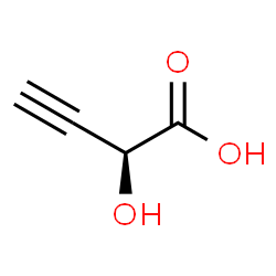 ChemSpider 2D Image | (2S)-2-Hydroxy-3-butynoic acid | C4H4O3