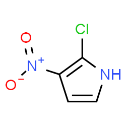 ChemSpider 2D Image | 2-Chloro-3-nitro-1H-pyrrole | C4H3ClN2O2