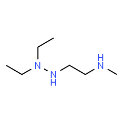 ChemSpider 2D Image | 2-(2,2-Diethylhydrazino)-N-methylethanamine | C7H19N3