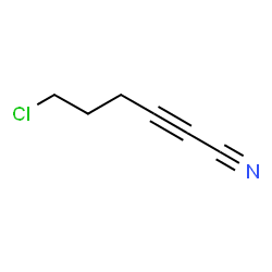 ChemSpider 2D Image | 6-Chloro-2-hexynenitrile | C6H6ClN