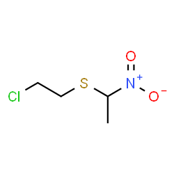ChemSpider 2D Image | 1-[(2-Chloroethyl)sulfanyl]-1-nitroethane | C4H8ClNO2S