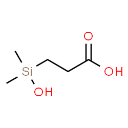 ChemSpider 2D Image | 3-[Hydroxy(dimethyl)silyl]propanoic acid | C5H12O3Si