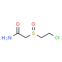 ChemSpider 2D Image | 2-[(2-Chloroethyl)sulfinyl]acetamide | C4H8ClNO2S
