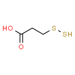 ChemSpider 2D Image | 3-Disulfanylpropanoic acid | C3H6O2S2