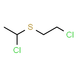 ChemSpider 2D Image | 1-Chloro-1-[(2-chloroethyl)sulfanyl]ethane | C4H8Cl2S