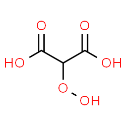 ChemSpider 2D Image | Hydroperoxymalonic acid | C3H4O6
