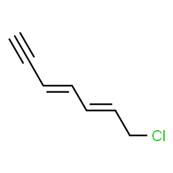 ChemSpider 2D Image | (3E,5E)-7-Chloro-3,5-heptadien-1-yne | C7H7Cl