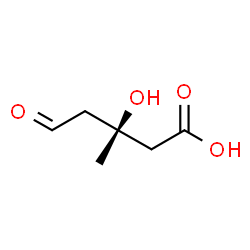 ChemSpider 2D Image | (3S)-3-Hydroxy-3-methyl-5-oxopentanoic acid | C6H10O4