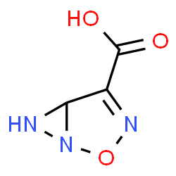ChemSpider 2D Image | 2-Oxa-1,3,6-triazabicyclo[3.1.0]hex-3-ene-4-carboxylic acid | C3H3N3O3