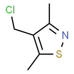 ChemSpider 2D Image | 4-(Chloromethyl)-3,5-dimethylisothiazole | C6H8ClNS