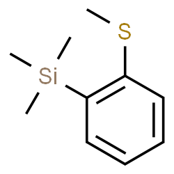 ChemSpider 2D Image | Trimethyl[2-(methylsulfanyl)phenyl]silane | C10H16SSi