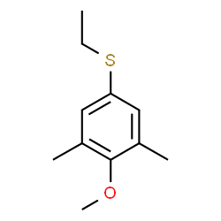 ChemSpider 2D Image | 5-(Ethylsulfanyl)-2-methoxy-1,3-dimethylbenzene | C11H16OS