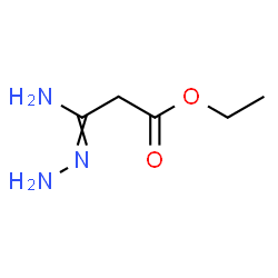 ChemSpider 2D Image | Ethyl 3-amino-3-hydrazonopropanoate | C5H11N3O2