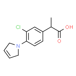 ChemSpider 2D Image | Pirprofen | C13H14ClNO2