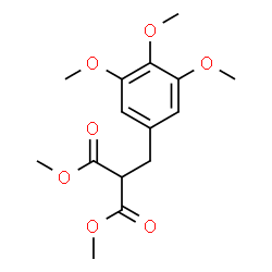 ChemSpider 2D Image | Dimethyl (3,4,5-trimethoxybenzyl)malonate | C15H20O7