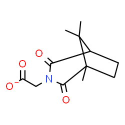 ChemSpider 2D Image | (1,8,8-Trimethyl-2,4-dioxo-3-azabicyclo[3.2.1]oct-3-yl)acetate | C12H16NO4