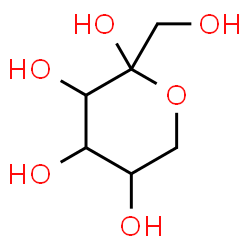 ChemSpider 2D Image | Hex-2-ulopyranose | C6H12O6