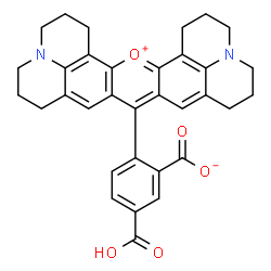 ChemSpider 2D Image | 5-carboxy-X-rhodamine | C33H30N2O5