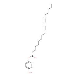 ChemSpider 2D Image | 4-Hydroxyphenyl 10,12-octadecadiynoate | C24H32O3