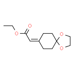 ChemSpider 2D Image | Ethyl 1,4-dioxaspiro[4.5]dec-8-ylideneacetate | C12H18O4