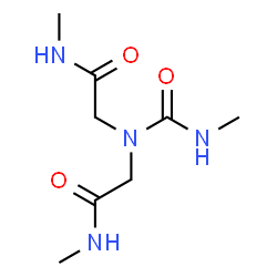 ChemSpider 2D Image | 2,2'-[(Methylcarbamoyl)imino]bis(N-methylacetamide) | C8H16N4O3