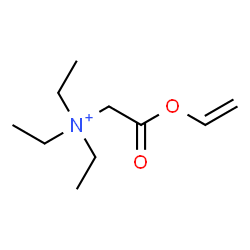 ChemSpider 2D Image | N,N,N-Triethyl-2-oxo-2-(vinyloxy)ethanaminium | C10H20NO2